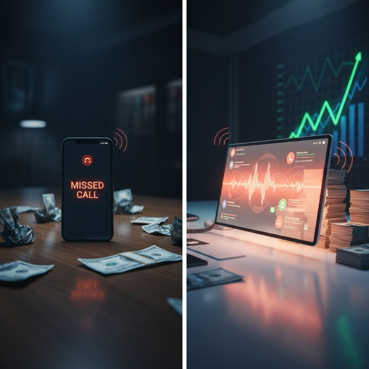 Calculator showing lost revenue from missed property management calls